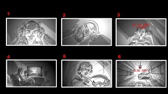 black and white storyboard1