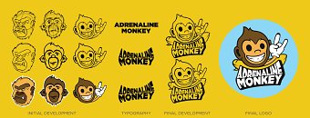 Adrenaline Monkey Logo