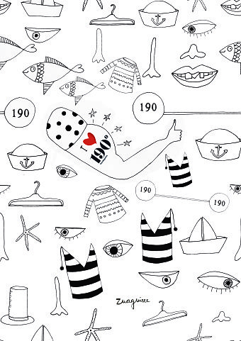 Pattern for 190º Magazine