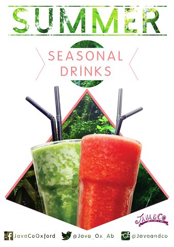 Seasonal offer posters