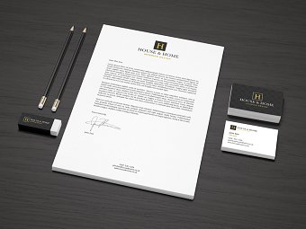 House & Home branded stationary