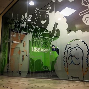 Under 5's Library Mural