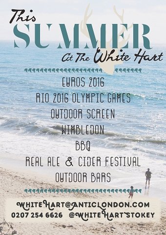 Summer Posters for the White Hart