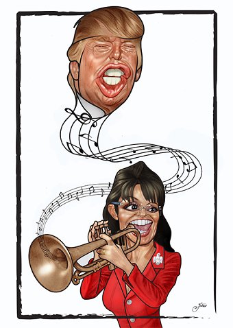 Sarah Palin - The Trumpeter