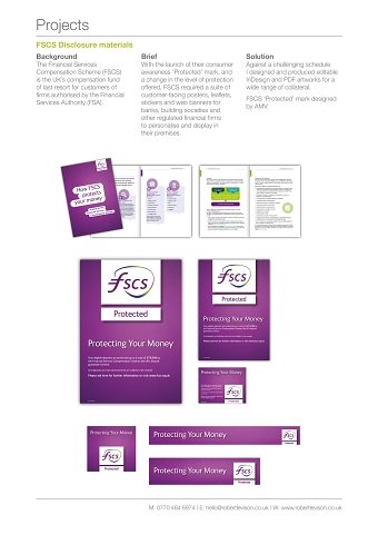 FSCS Protected marketing materials