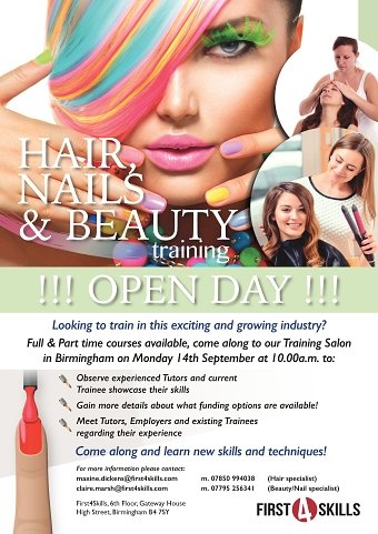 Poster for Hair, Beauty and Nail Event