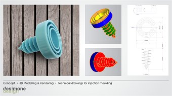 Injection moulded component