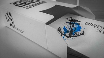 Dart Side Tattoo Business Card