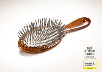 Comb - Don't get use to violence.