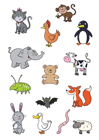 Characters for Sainsbury's Homework helpers