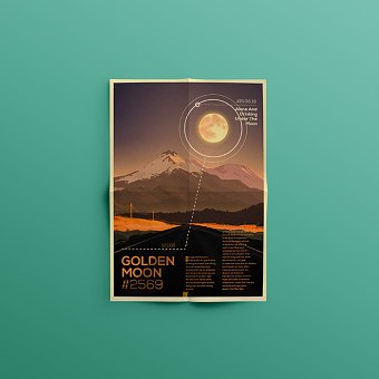 Golden moon