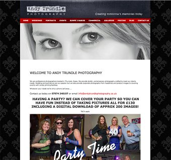 Andy Trundle Photography website