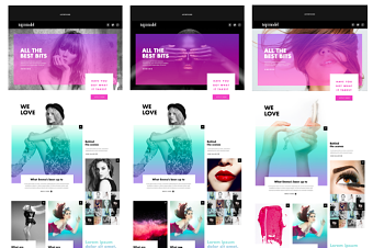 Britain's Next Top Model Editorial Design