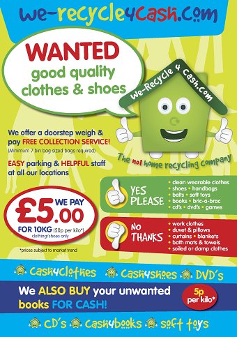 We Recycle4Cash Leaflet