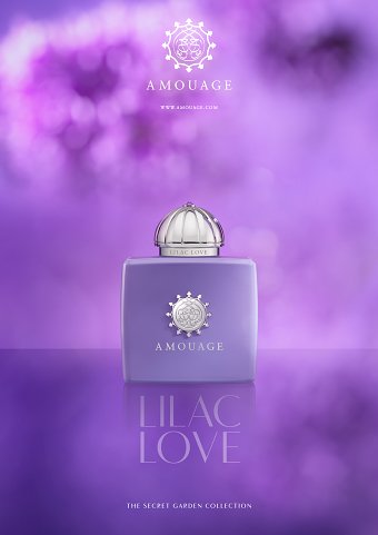 Amouage Lilac Love shot by John Bennett