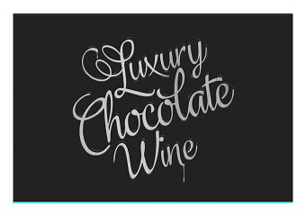 Rubis Chocolate Wine // Packaging