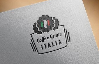Caffe e Gelato Italia - logo design