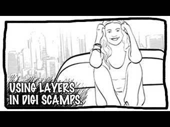Using Layers in your Digital Scamps