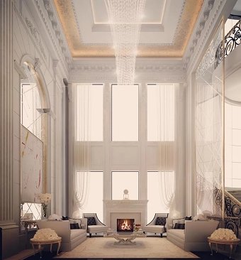 Adorable Luxury Fireplace Lounge