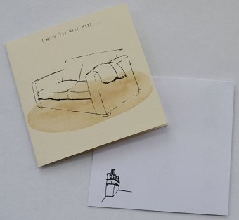 'Wish you Were Here' Greetings Cards