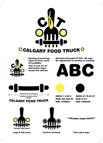 Calgary Food Truck brand identity