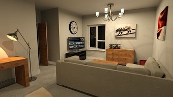 This is not a real room! That`s a work of our student Guy Siragher