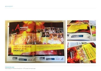 PensionAge DPS advert for PA awards