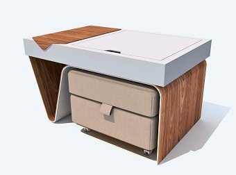 Wave Table and Ottoman set