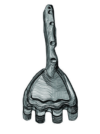 Seahenge - Future Artefacts - Drawing