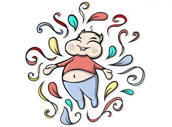 Mini Budda Illustration
