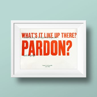 Letterpress Poster