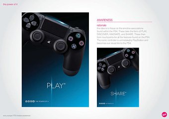 PS4 Pre-Awareness Campaign Concepts