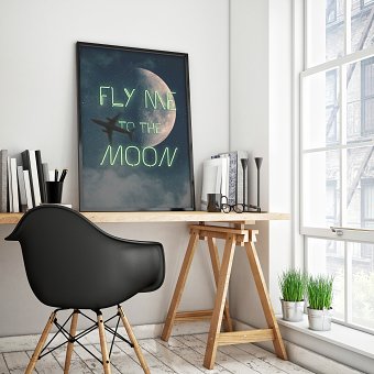 Fly me to the Moon - Digital Art