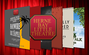 Herne Bay Little Theatre web and promotional graphics
