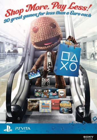 PSVita SackBoy Advert