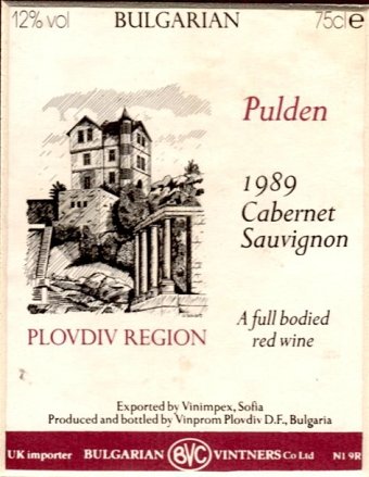 Pulden Wine Label