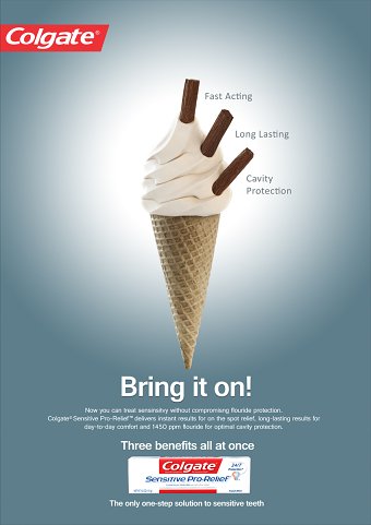 Colgate Ice Cream CGi Advert