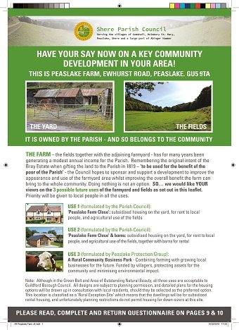 Shere Parish Council Community Project