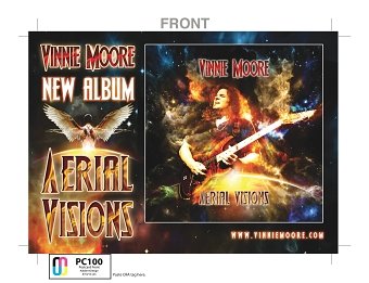 Vinnie Moore Promo album postcard