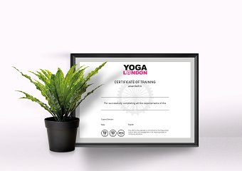 YogaLondon - Certificate Design