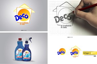 Supermercati Decò logo design