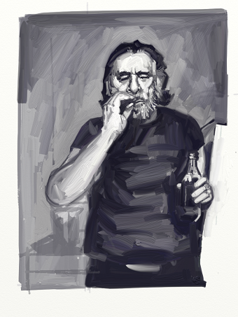 Charles Bukowski Portrait