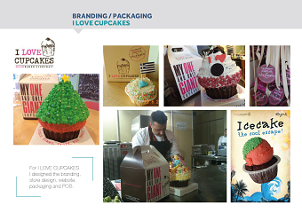 I LOVE CUP CAKES PACKAGING