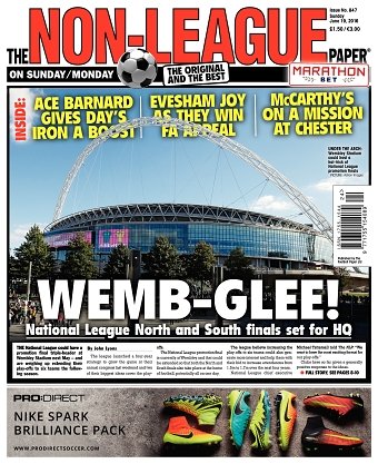 Non-League Paper front covers