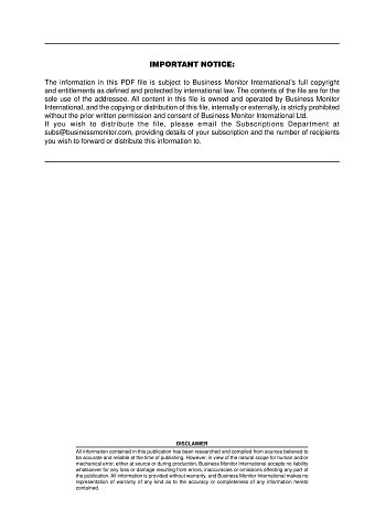 Financial newsletter