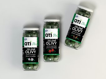 packaging design for ati olives