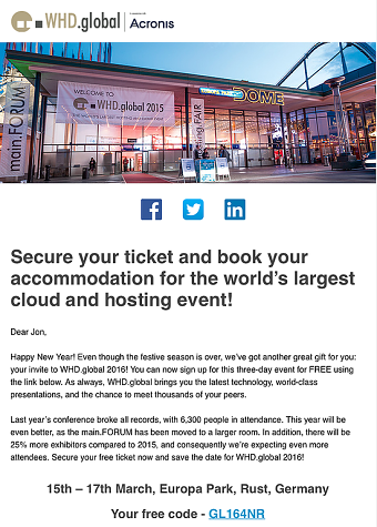 Worldhostingdays email