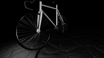 Custom bicycle motion graphic