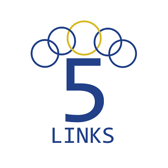 5 Links Logo Design