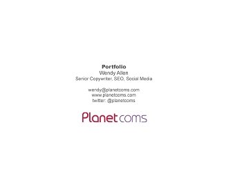 Portfolio slideshow